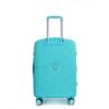 Expandable Hardshell Suitcase Double Spinner Wheels Pp Luggage Sets Lightweight Durable Suitcase & Tsa Lock, 3 Piece Set (20/24/28) - Lake Blue - Image 11