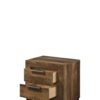 Morales - Rustic Nightstand - Oak - Image 3