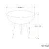 Otto - Cast Aluminum Side Table - Black - Image 11