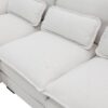 Modern U-Shaped Sectional Sofa With Waist Pillows, 6 Seat Upholstered Symmetrical Sofa Furniture, Sleeper Sofa Couch With Chaise Lounge - White - Image 8