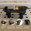 Cloud Shaped, Coffee Table For Living Room - Matte Black - Image 6