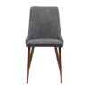 Modern Dining Chair With Iron Legs And - Light Gray - Image 5