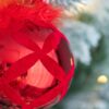Christmas Ball Ornaments, Decorative Hanging Ball Christmas Tree Ornaments For Holiday Party Decorations (Set of 6) - Red - Image 4
