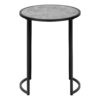 Accent Table, Side, Round Contemporary And Modern - Gray - Image 3