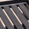 Farmhouse Style Loja Bench Outdoor Seating - Dark Gray - Image 4