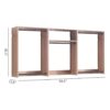 Devi - Wall Mounted Wood Closet System With Modular Design And Ample Storage - Oak - Image 3