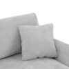 Modern Oversized Sectional Sofa, L-Shaped Luxury Couch Set With 2 Free Pillows, 5 Seat Chenille Indoor Furniture With Chaise - Light Gray - Image 3