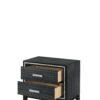 Haiden - Weathered Nightstand - Black - Image 2