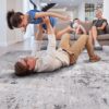 Marfi - 2' X 8' Abstract Runner Rug - Gray / Multi - Image 3