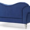 Elegant Traditional Loveseat For Two - Blue - Image 3