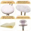 Modern S Shaped Bar Stools (Set of 2) With Backrest Floral Print Upholstered Dining Chairs Counter Height For Kitchen Island - Gold & White Print - Image 12