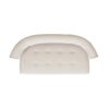 Jared - Roll Arm Tufted Bench Settee - Sky Neutral Beige - Image 7