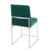 Fuji - Contemporary High Back Dining Chair (Set of 2) - Green - Image 4
