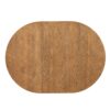 Topmax - 5 Piece Modern Extendable Round Dining Table Set With Removable Leaf For Small Places - Walnut / Beige - Image 13