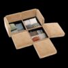 Modern Stylish Chenille 2 Seater Sofa With Ottoman Storage And Cylindrical Backrest - Camel - Image 11