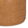 Brody - Round Pouf - Distressed Brown - Image 5