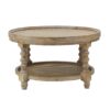 Round 2 Tiered Side Tabel, End Tabel For Lving Room Bedroom Entryway - Brown - Image 3