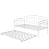 Fox - Twin Daybed With Twin Trundle - White - Image 3