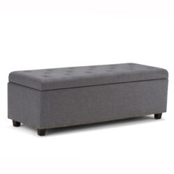 Hamilton - Storage Ottoman - Slate Gray