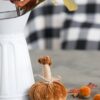 Pumpkin Ornament For Holiday Harvest Festival Fall Festival & Thanksgiving (Set of 6) - Brown Multi - Image 3