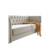 Modern Tufted Velvet Sofa For Living Room - Beige - Image 7