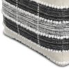Barley - Square Pouf - White / Beige / Black - Image 6