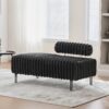 Mini Loveseat With Adjustable Backrest - Charcoal - Image 2