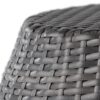 Outdoor Wicker Patio Side Table - Gray - Image 9