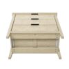 3 Drawer Cabinet, American Furniture, Suitable For Bedroom, Living Room, Study - Natural - Image 11