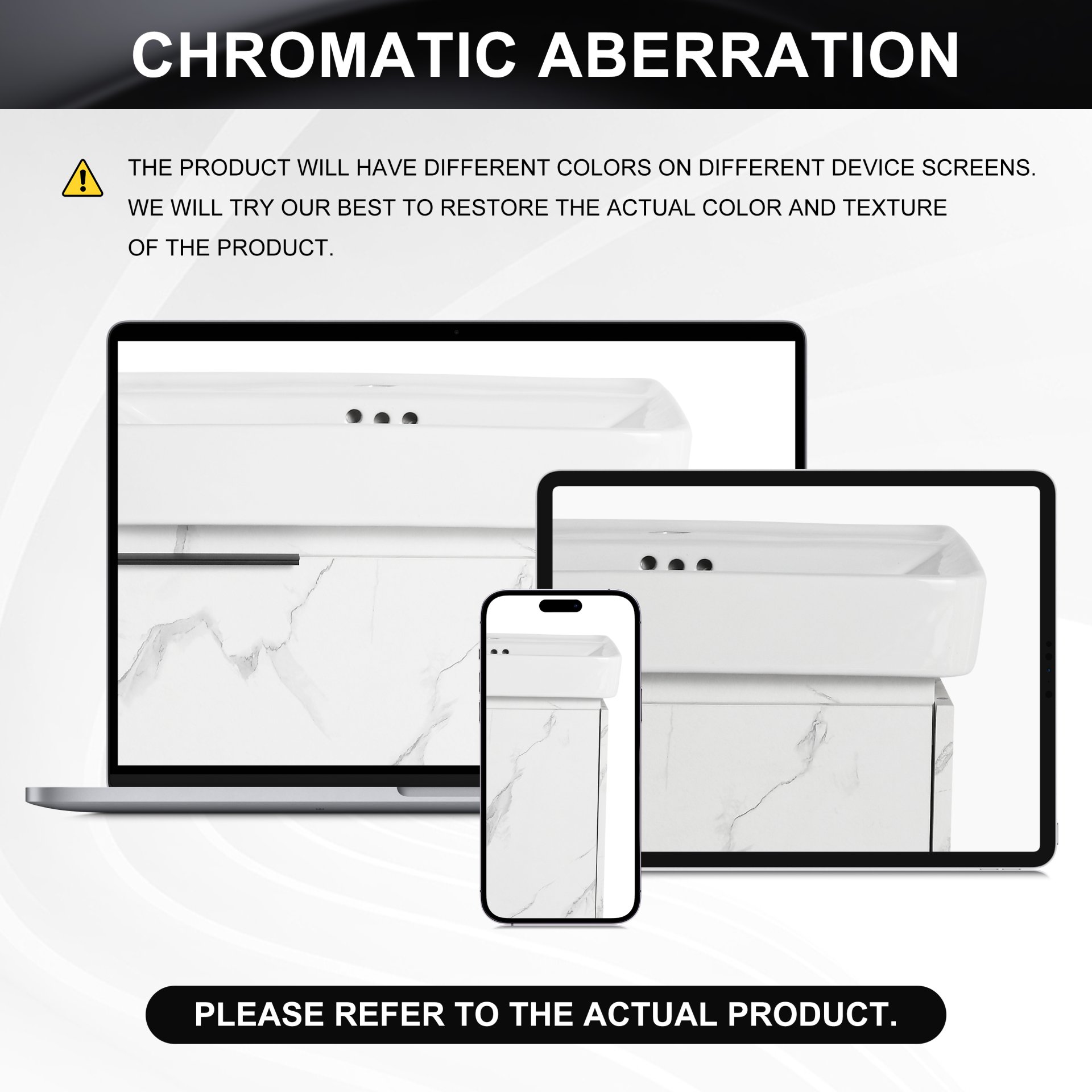 Wall Mounted Bathroom Vanity With Ceramic Sink And Storage Cabinet - Carrara White - Image 11