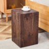 Luxurious Design Wood Grain Coffee Table Perfect Living Room Accent - Walnut - Image 2