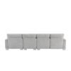 Modern Oversized Sectional Sofa, L-Shaped Luxury Couch Set With 2 Free Pillows, 5 Seat Chenille Indoor Furniture With Chaise - Light Gray - Image 7