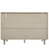 2 Door 3 Drawer Cabinet, Suitable For Bedroom - Natural - Image 9