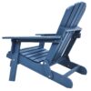 Oversize Outdoor Folding Adirondack Chair, Patio Chair For Garden Backyard Porch Pool Deck Firepit - Blue - Image 12