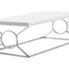 Table, Rectangular, Glossy Contemporary & Modern - White - Image 2