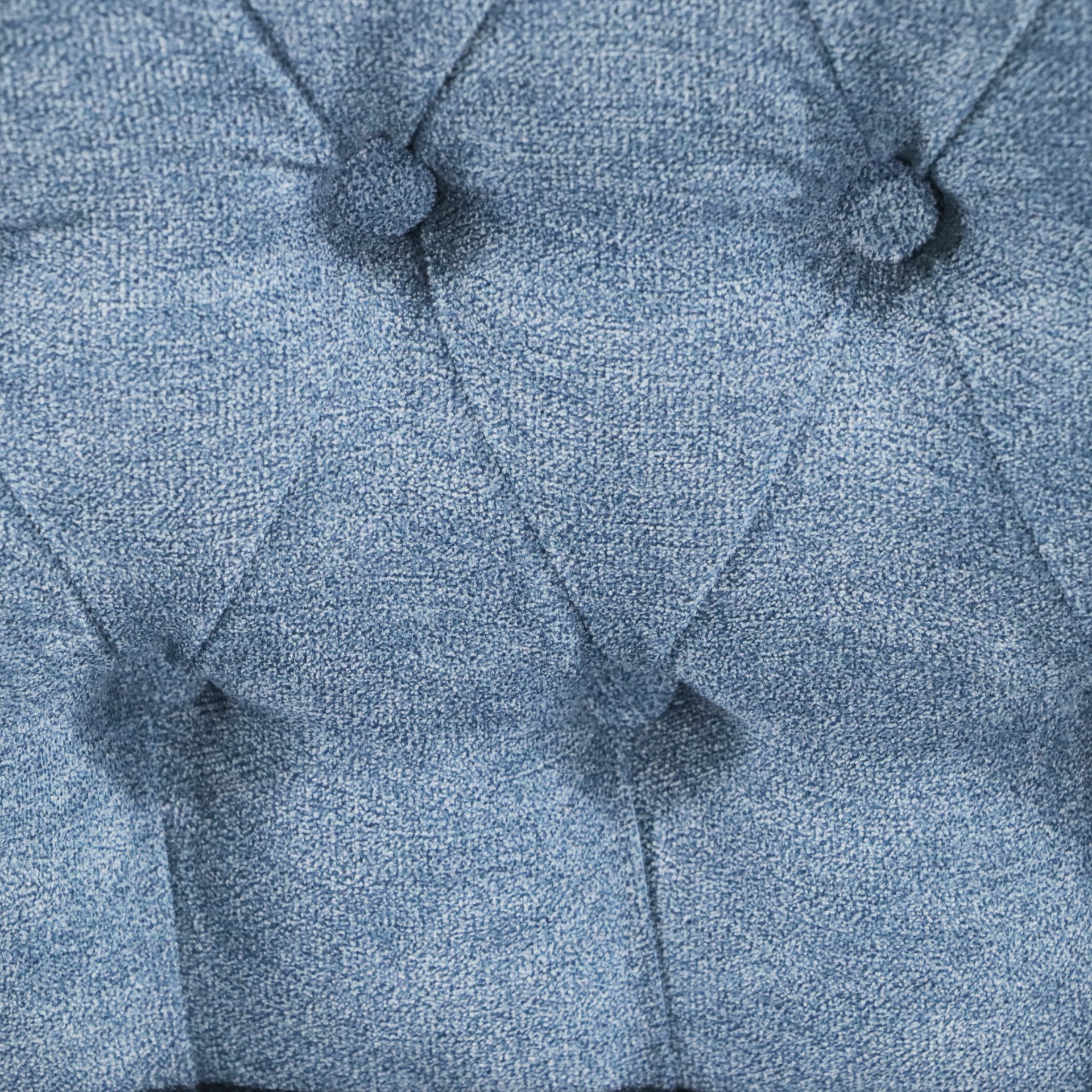 Accent Chair, Living Room Chair, Footrest Chair Set With Vintage Brass Studs, Button Tufted Upholstered Armchair For Living Room, Comfy Reading Chair For Bedroom, Reception Room - Blue - Image 25