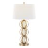 Linx - Contemporary Table Lamp (Set of 2) - Gold / White - Image 3