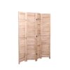 Panel Solid Wood, Folding Room Divider - Natural - Image 19