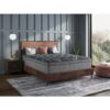 Comfort Care - 15" California King Euro Top Hybrid Mattress, Plush Comfort - Gray / Blue - Image 2