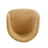 Modern Upholstered Arm Dining Chair (Set of 2) - Yellow - Image 8