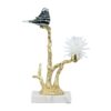 Candle Holder With Marble Stand - Multicolor - Image 2