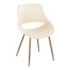 Fabrico - Contemporary Accent Chair (Set of 2) - Antique Copper / Cream - Image 2