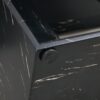Modern Dining Table With Marbled Design For Luxurious Elegance - Black - Image 14