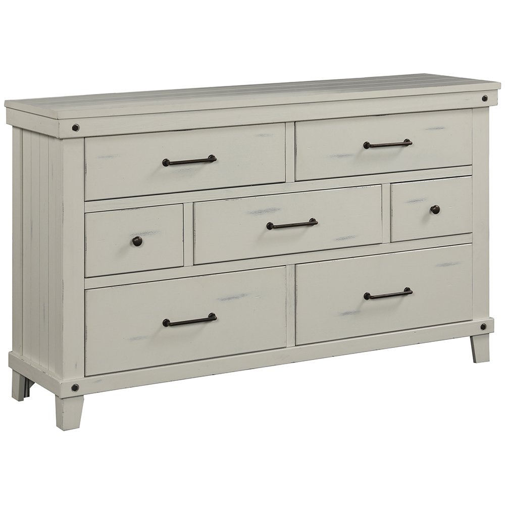7 Drawer Dresser - White - Image 7