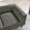 Modern Rectangular Pet Sofa With Backrest And Armrests, Soft Cushion - Dark Gray - Image 7