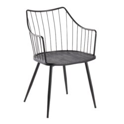 Winston - Farmhouse Chair - Black