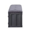 Cargo - Bench With Storage - Gray / Gunmetal - Image 4