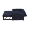 Loveseat Sofa Pull Out Sofa Bed Tufted Sleeper Sofa With An Adjustable Backrest, 3 USB Ports And 2 Lumbar Pillows For Living Room - Blue - Image 24