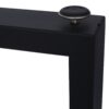 Square Table Legs 28X28", Wide Metal Table Legs, Heavy Duty Steel Desk Legs Table Leg Dining Table Legs Coffee Desk Leg (Set of 2) - Black - Image 7