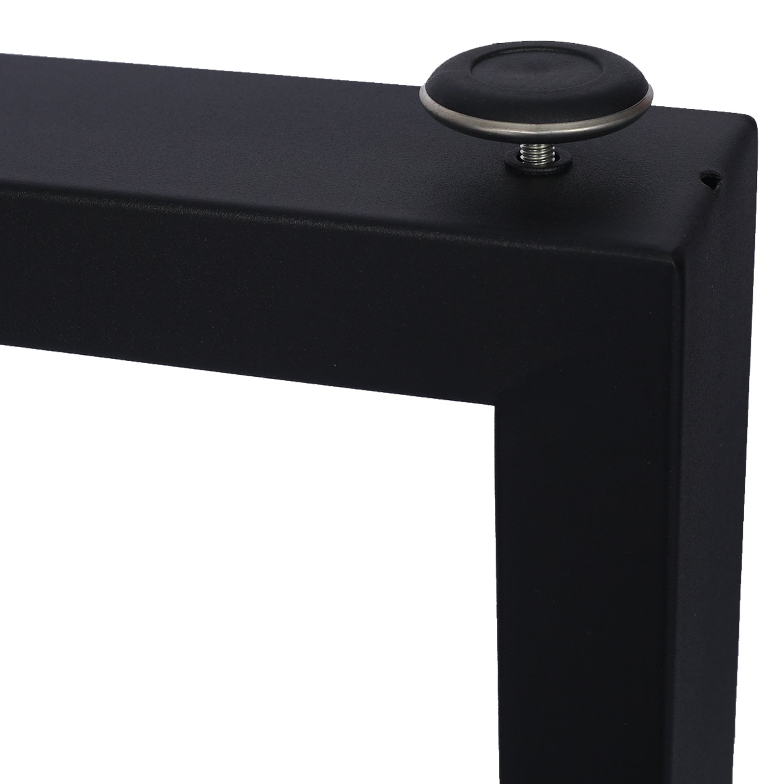 Square Table Legs 28X28", Wide Metal Table Legs, Heavy Duty Steel Desk Legs Table Leg Dining Table Legs Coffee Desk Leg (Set of 2) - Black - Image 7